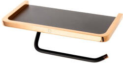 FDESIGN MERIDA WC PAPÍRTARTÓ RÓZSAA/FEKETE FD6-MRD10-25